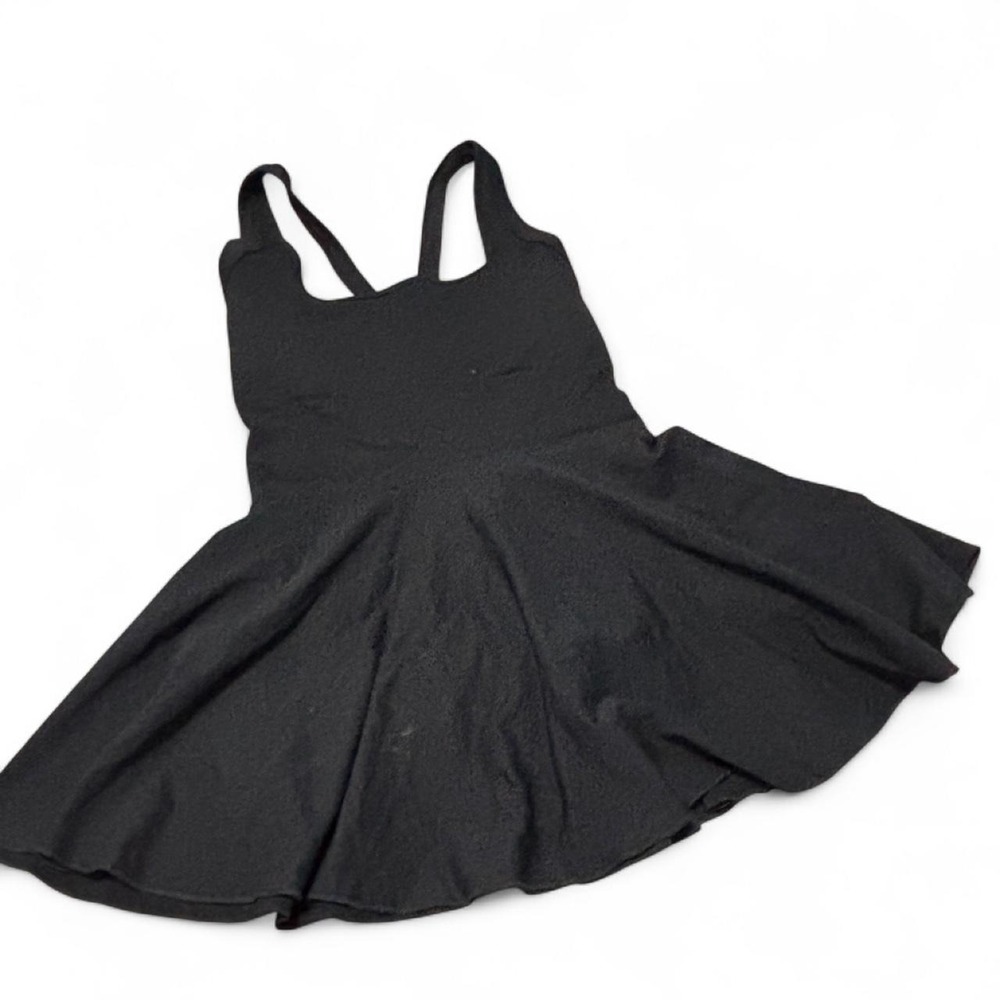 black athletic dress features built-in shorts size XL